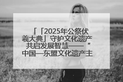 「2025年公祭伏羲大典」守护文化遗产 共启发展智慧——“中国—东盟文化遗产主题对话”侧记