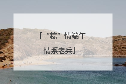 “粽”情端午 情系老兵