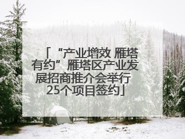 “产业增效 雁塔有约”雁塔区产业发展招商推介会举行 25个项目签约
