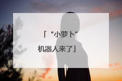 “小萝卜”机器人来了