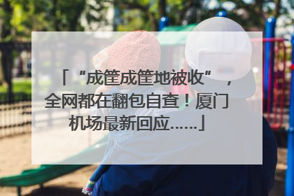 “成筐成筐地被收”，全网都在翻包自查！厦门机场最新回应……