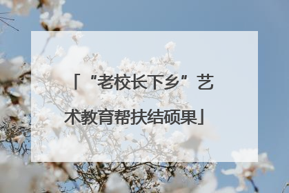“老校长下乡”艺术教育帮扶结硕果