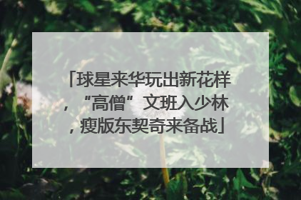 球星来华玩出新花样，“高僧”文班入少林，瘦版东契奇来备战
