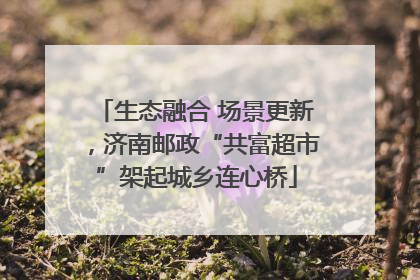 生态融合 场景更新，济南邮政“共富超市”架起城乡连心桥