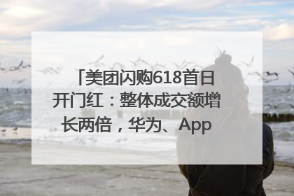 美团闪购618首日开门红：整体成交额增长两倍，华为、Apple、沃尔玛等近800个品牌翻倍增长