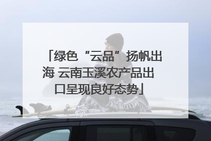 绿色“云品”扬帆出海 云南玉溪农产品出口呈现良好态势