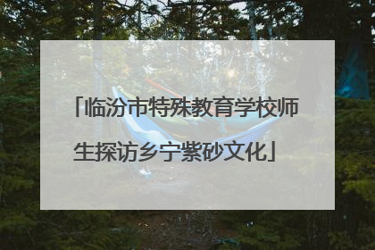 临汾市特殊教育学校师生探访乡宁紫砂文化