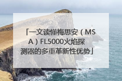 一文读懂梅思安(MSA)FL5000火焰探测器的多重革新性优势