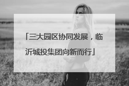 三大园区协同发展，临沂城投集团向新而行