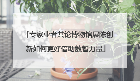 专家业者共论博物馆展陈创新如何更好借助数智力量