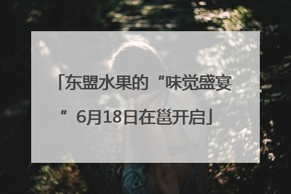 东盟水果的“味觉盛宴”6月18日在邕开启