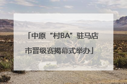中原“村BA”驻马店市晋级赛揭幕式举办