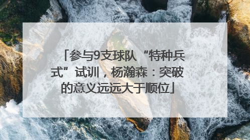 参与9支球队“特种兵式”试训，杨瀚森：突破的意义远远大于顺位