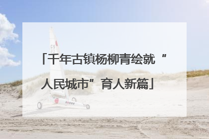 千年古镇杨柳青绘就“人民城市”育人新篇