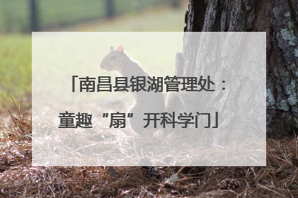 南昌县银湖管理处：童趣“扇”开科学门