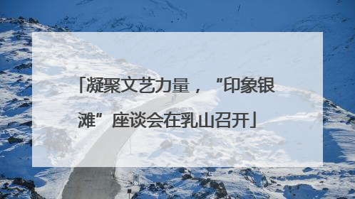 凝聚文艺力量，“印象银滩”座谈会在乳山召开