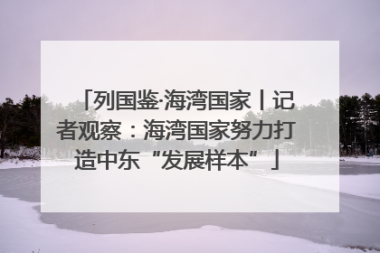 列国鉴·海湾国家丨记者观察：海湾国家努力打造中东“发展样本”