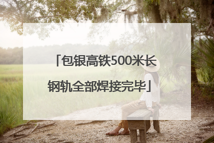 包银高铁500米长钢轨全部焊接完毕