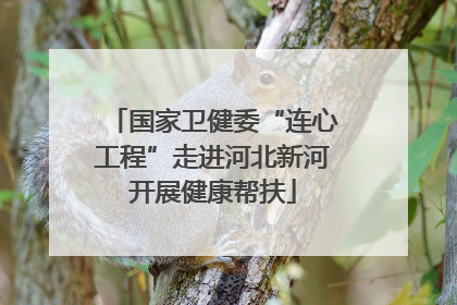 国家卫健委“连心工程”走进河北新河开展健康帮扶