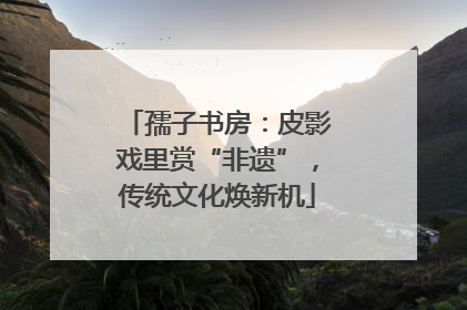 孺子书房：皮影戏里赏“非遗”，传统文化焕新机