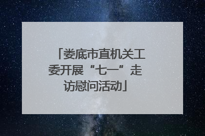娄底市直机关工委开展“七一”走访慰问活动