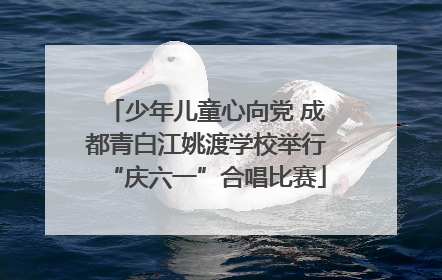 少年儿童心向党 成都青白江姚渡学校举行“庆六一”合唱比赛