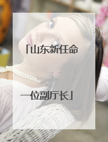 山东新任命一位副厅长