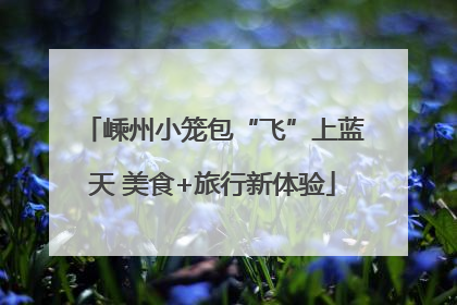 嵊州小笼包“飞”上蓝天 美食+旅行新体验