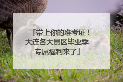 带上你的准考证！大连各大景区毕业季专属福利来了