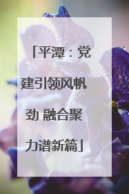 平潭：党建引领风帆劲 融合聚力谱新篇
