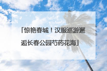 惊艳春城！汉服巡游邂逅长春公园芍药花海