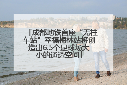 成都地铁首座“无柱车站”幸福梅林站将创造出6.5个足球场大小的通透空间
