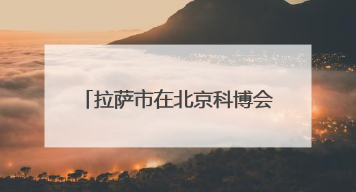 拉萨市在北京科博会首次设立独立展馆 展示高原特色产业