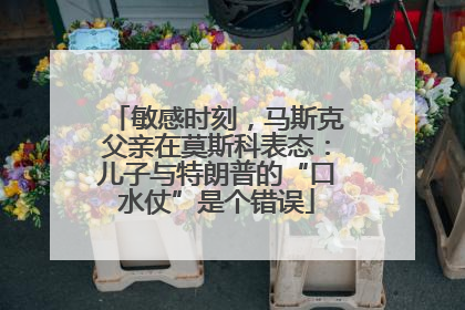 敏感时刻，马斯克父亲在莫斯科表态：儿子与特朗普的“口水仗”是个错误