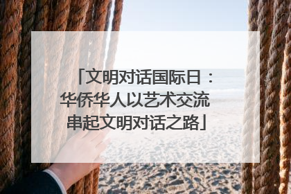 文明对话国际日：华侨华人以艺术交流串起文明对话之路
