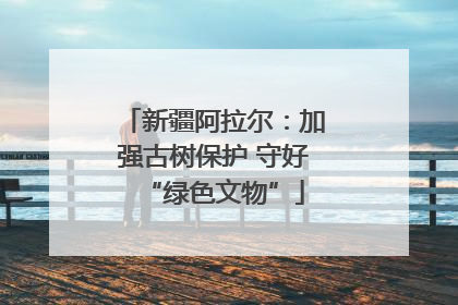 新疆阿拉尔：加强古树保护 守好“绿色文物”