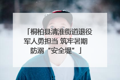 桐柏县清淮街道退役军人勇担当 筑牢暑期防溺“安全堤”