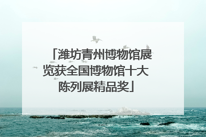 潍坊青州博物馆展览获全国博物馆十大陈列展精品奖