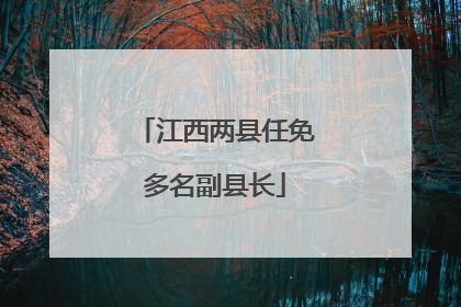 江西两县任免多名副县长