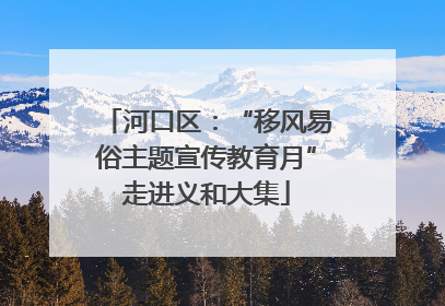河口区：“移风易俗主题宣传教育月”走进义和大集