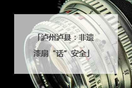 泸州泸县：非遗漆扇“话”安全