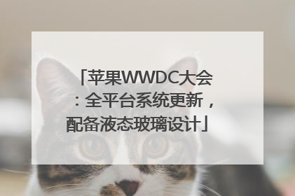 苹果WWDC大会：全平台系统更新，配备液态玻璃设计