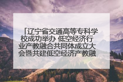 辽宁省交通高等专科学校成功举办 低空经济行业产教融合共同体成立大会暨共建低空经济产教融合新生态论坛