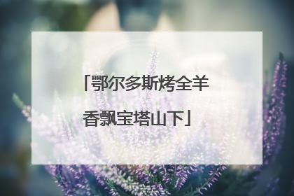 鄂尔多斯烤全羊香飘宝塔山下