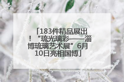 183件精品展出！“琉光璃彩——淄博琉璃艺术展”6月10日亮相国博