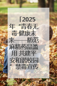 2025年“青春无毒·健康未来——防范麻精药品滥用 共建平安和谐校园”禁毒宣传专题活动在咸宁举行