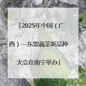 2025年中国（广西）—东盟蔬菜新品种大会在南宁举办