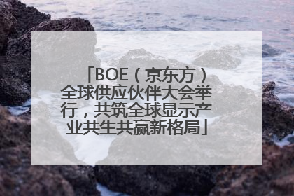 BOE（京东方）全球供应伙伴大会举行，共筑全球显示产业共生共赢新格局