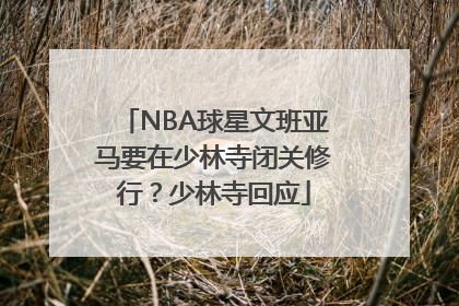 NBA球星文班亚马要在少林寺闭关修行？少林寺回应
